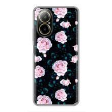 Чехлы с принтом Розочки для Realme C67 – Чайные розы