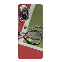 Чохли з прінтом Спортивна тематика для Realme C67 – Ракетки теніс