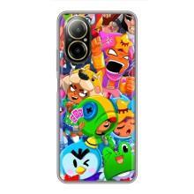 Чехол для Realme C67 Бравл Старс (VPrint)