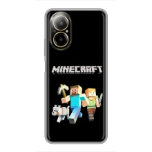 Чохол Майнкрафт на Realme C67 (AlphaPrint) Minecraft (герої Minecraft)