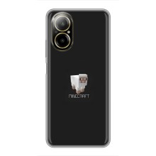 Чохол Майнкрафт на Realme C67 (AlphaPrint) Minecraft (Овечка Майнкрафт)