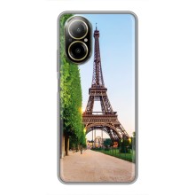 Чохол Ейфелева Вежа Realme C67 - (AlphaPrint) (Дорога до Парижу)
