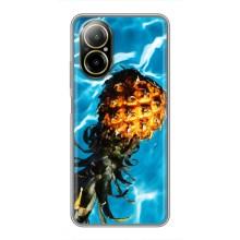 Чехол с изображением  вкусной еды для Realme C67 – Ананас