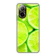 Чехол с изображением  вкусной еды для Realme C67 – Лайм