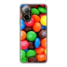 Чехол с изображением  вкусной еды для Realme C67 – Разноцветные M&M'S