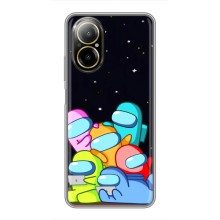Чохли Амонг Ас для Realme C67 (AlphaPrint) (Скіни в космосі)