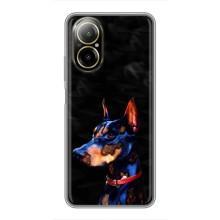 Бампер для Realme C67 с картинкой "Песики" – Собака Мопс