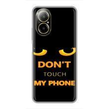 Чохол з Прикольним Принтом на Realme C67 – Не чіпай мій телефон