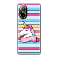 Чохол для РілМі С67 - (Єдинорожки - Новинки) (AlphaPrint) (Unicorn)