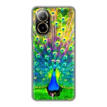 Чохол з пташками на Realme C67 (VPrint) (Яскравий Павлин)