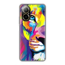 Чохол з картинкою ЛЕВ для Realme C67 (VPrint) (Яскравий Лев)
