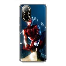 Чехол Супергерой Человека Паука на Realme C67 – Паук на доме
