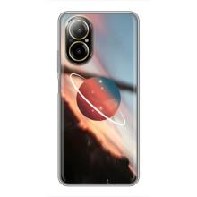 Чохол (ТПУ) з планетами на Realme C67 – Сатурн