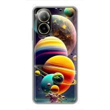 Чохол (ТПУ) з планетами на Realme C67 – Сонячна система