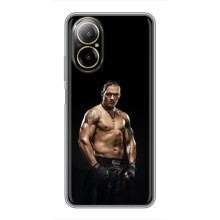 Чехол с картинкой Александр Усик для Realme C67 – Усик на черном