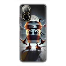 Чохол з мемом Тралалело тралала на Realme C67 (Капучіно асасіно)
