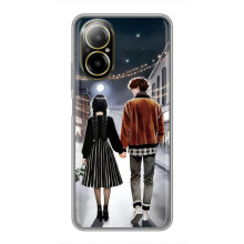 Чехол с дизайном Венздей 2 на Realme C67 – Уэнсдей и Тайлер