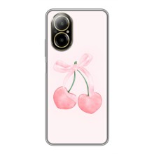 Чохол з розовим принтом для Realme C67 (Рожеві вишні)