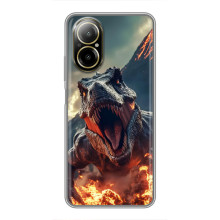 Чехол с картинкой «Хищники» для Realme C67 – Динозавр