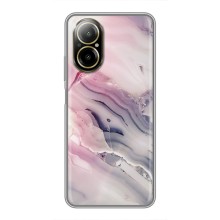 Мраморний чехол на Realme C67 (VPrint) (Пурпурний Мрамор)