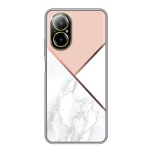 Мраморний чехол на Realme C67 (VPrint) (Тройний мрамор)