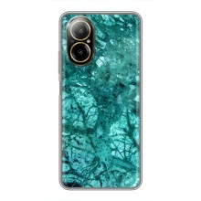 Мраморний чехол на Realme C67 (VPrint) (Зелений мрамор)