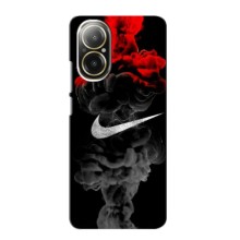 Силиконовый Чехол на Realme C67 с картинкой Nike (Nike дым)