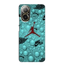 Силиконовый Чехол Nike Air Jordan на Реалми с67 (Джордан Найк)