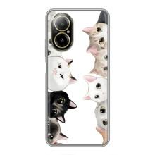 Силиконовый чехол с котиком для Realme C67 – Коты