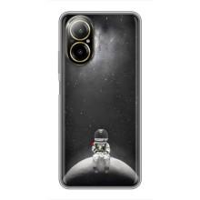 Силіконовый Чохол з принтом "Космонавти" на Realme C67 – Космонавт романтик