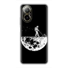 Силіконовый Чохол з принтом "Космонавти" на Realme C67 – Космонавт
