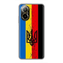 Украинские Чехлы для Realme C67 с картинкой УПА (AlphaPrint) (Прапор УПА)