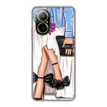 Силиконовый Чехол на Realme C67 с картинкой Стильных Девушек – Мода