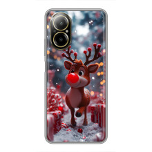 Яскравий чохол для Realme C67 з Зимові Оленята – Олень серед подарунків
