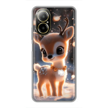 Яскравий чохол для Realme C67 з Зимові Оленята – Оленятко