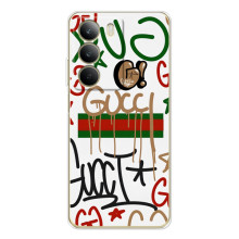 Бренднові Чохли для Realme C71 - (PREMIUMPrint) (Стиль GUUCI)