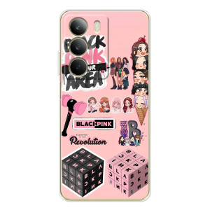Чехлы с картинкой для Realme C71 – BLACK PINK коллаж