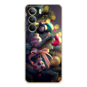 Чехлы на Новый Год Realme C71 – Красивая елочка
