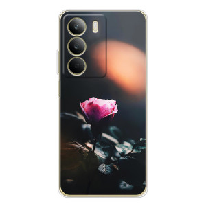 Чехлы с принтом Розочки для Realme C71 – Цветок ночной