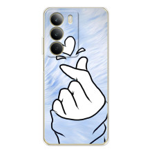 Чехлы (Знак сердечка) на Realme C71 – Сердечка знак