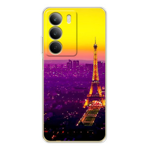 Чехол с Эйфелевой башней на Realme C71 – Яркая башня