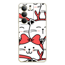 Бампер з зображенням Котиків для С71 (Новорічні котики)