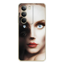 Бампер з зображенням Котиків для С71 (Жінка кішка)