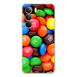 Чехол с изображением  вкусной еды для Realme C71 – Разноцветные M&M'S