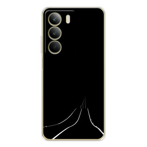 Чехол с картинками на черном фоне для Realme C71 – Дорога