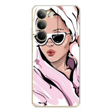 Чехол с картинкой Модные Девчонки Realme C71 – Девушка в халате