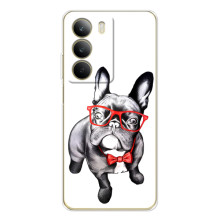 Бампер для Realme C71 с картинкой "Песики" (В очках)