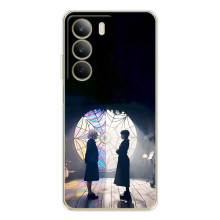 Чехлы Венсдей на Realme C71 Уэнсдей (AlphaPrint) (Уэнздей и Инид)