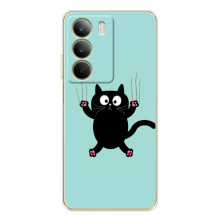 Чехол с милыми котиками на  – Черный кот