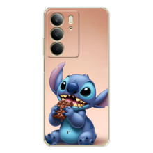 Чехол с рисунком Стич для Realme C71 – Стич с шоколадом